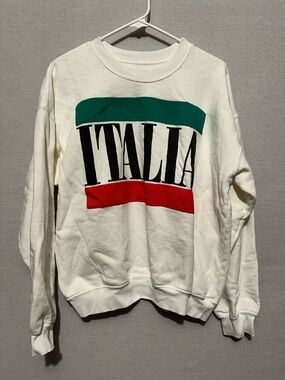 Daydreamer Italia Cotton Graphic Cotton Sweatshirt - size S